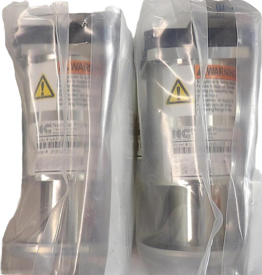 Nor-Cal Products NAP-200-NW-XPE-1/8 Vacuum Isolation Angle Valve Lot of 2 New