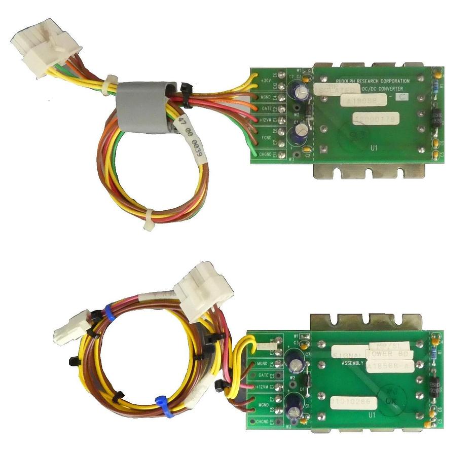 Used Rudolph Research Corporation A18088-C DC Converter Board PCB Lot of 2 Working