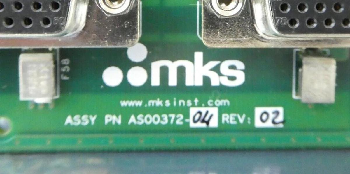Used MKS Instruments AS00372-04 DeviceNet 4 Slot Backplane PCB Working Surplus