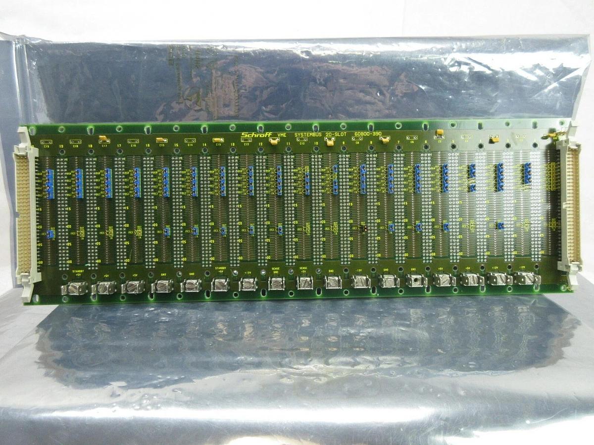 Used Schroff 60800-390 20-Slot Backplane Board PCB ASML PAS 5000/2500 Used Working
