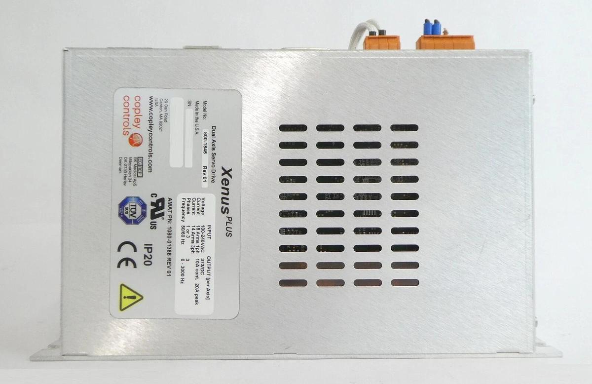 Used Copley Controls 800-1846 Dual Servo Drive Xenus Plus AMAT 1080-01388 Working