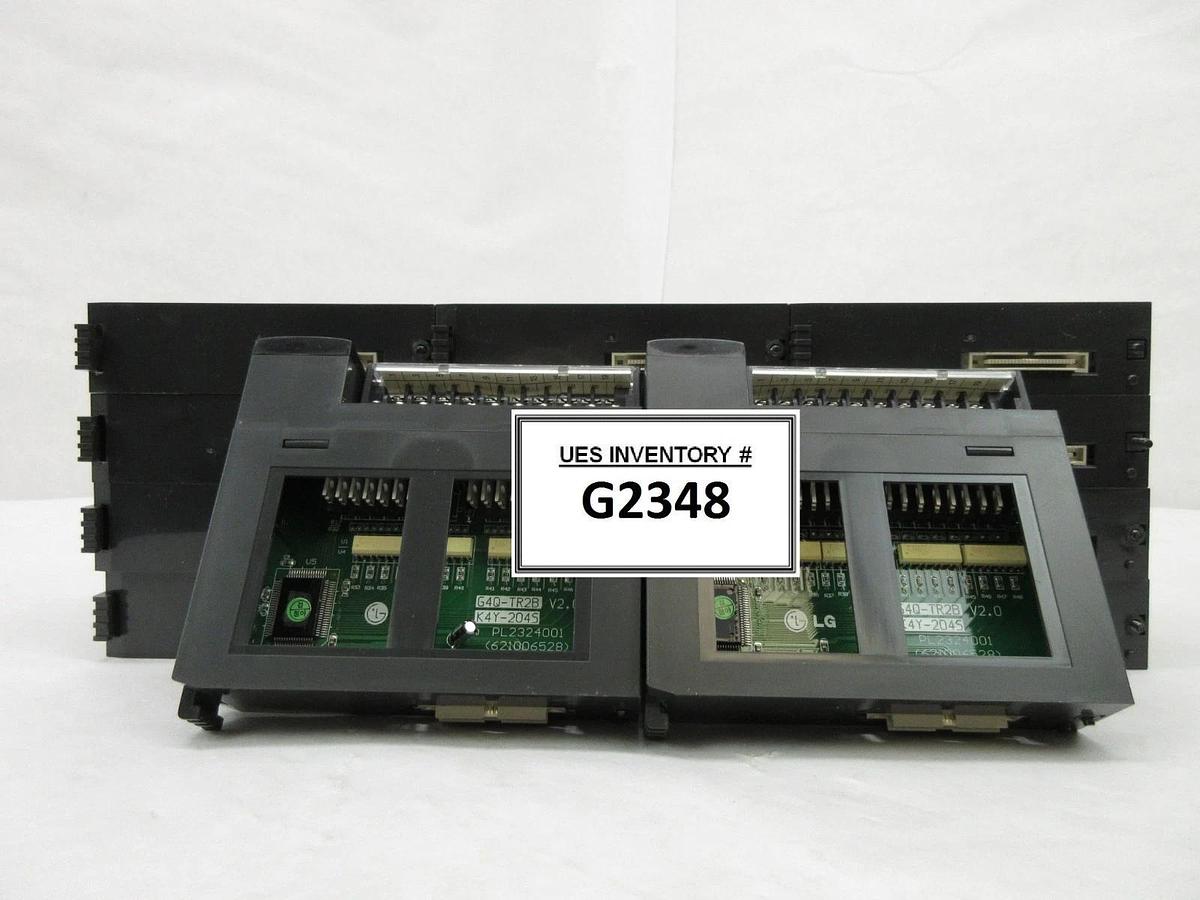Used LG G4Q-TR2B Output Module PLC Unit K4Y-204S PL2324001 Reseller Lot of 14 Used