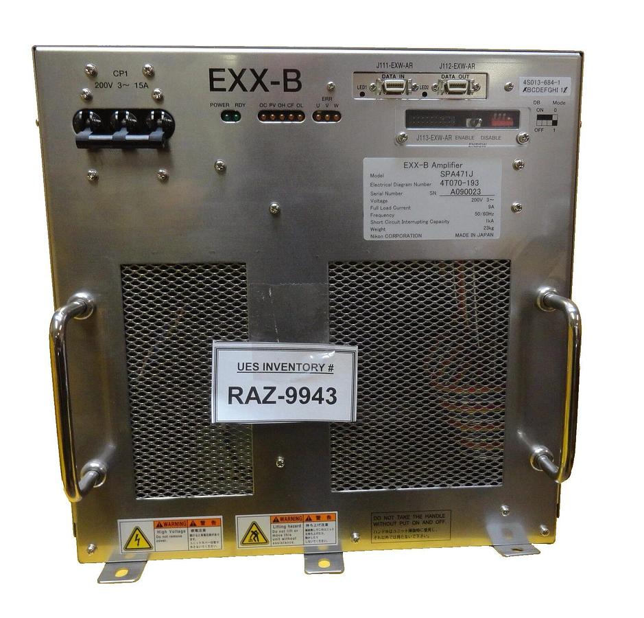 Used Nikon 4T070-193 Motor Amplifier EXX-B SPA471J NSR System Used Working