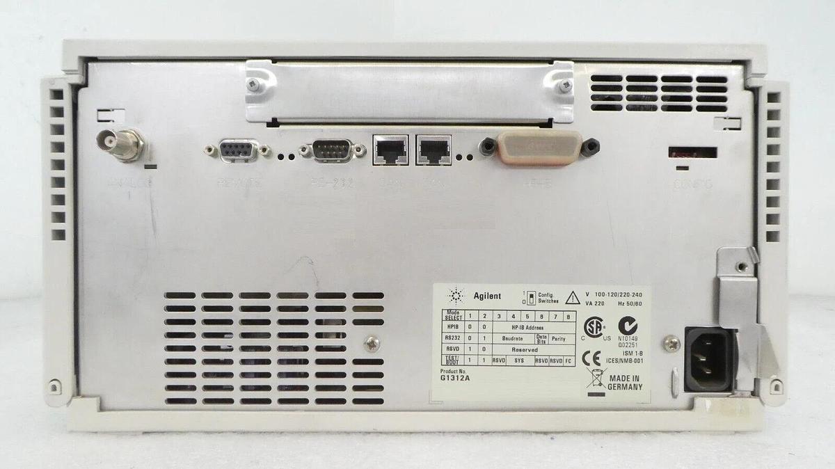 Used Agilent Technologies G1312A HPLC Bin Pump 1100 Series Untested Surplus