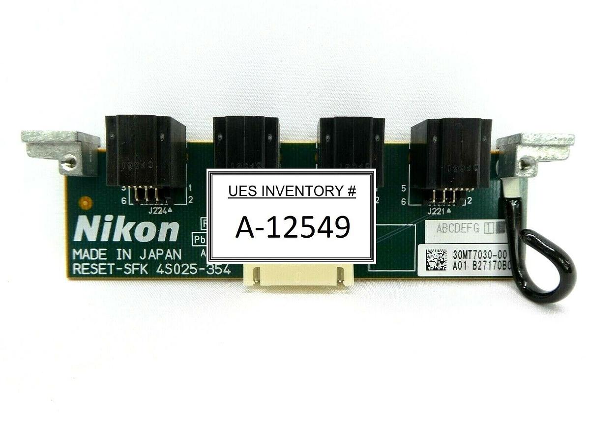 Used Nikon 4S025-354 Interface Board PCB Card RESET-SFK NSR-S620D System Working