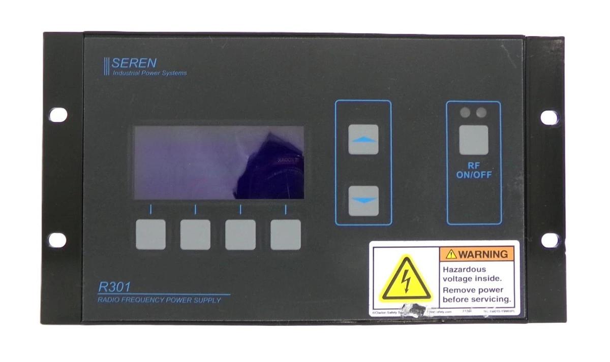 Used R301 MKII Seren 9600730025 LF RF Generator 300w @ 13.56 MHz Working Surplus