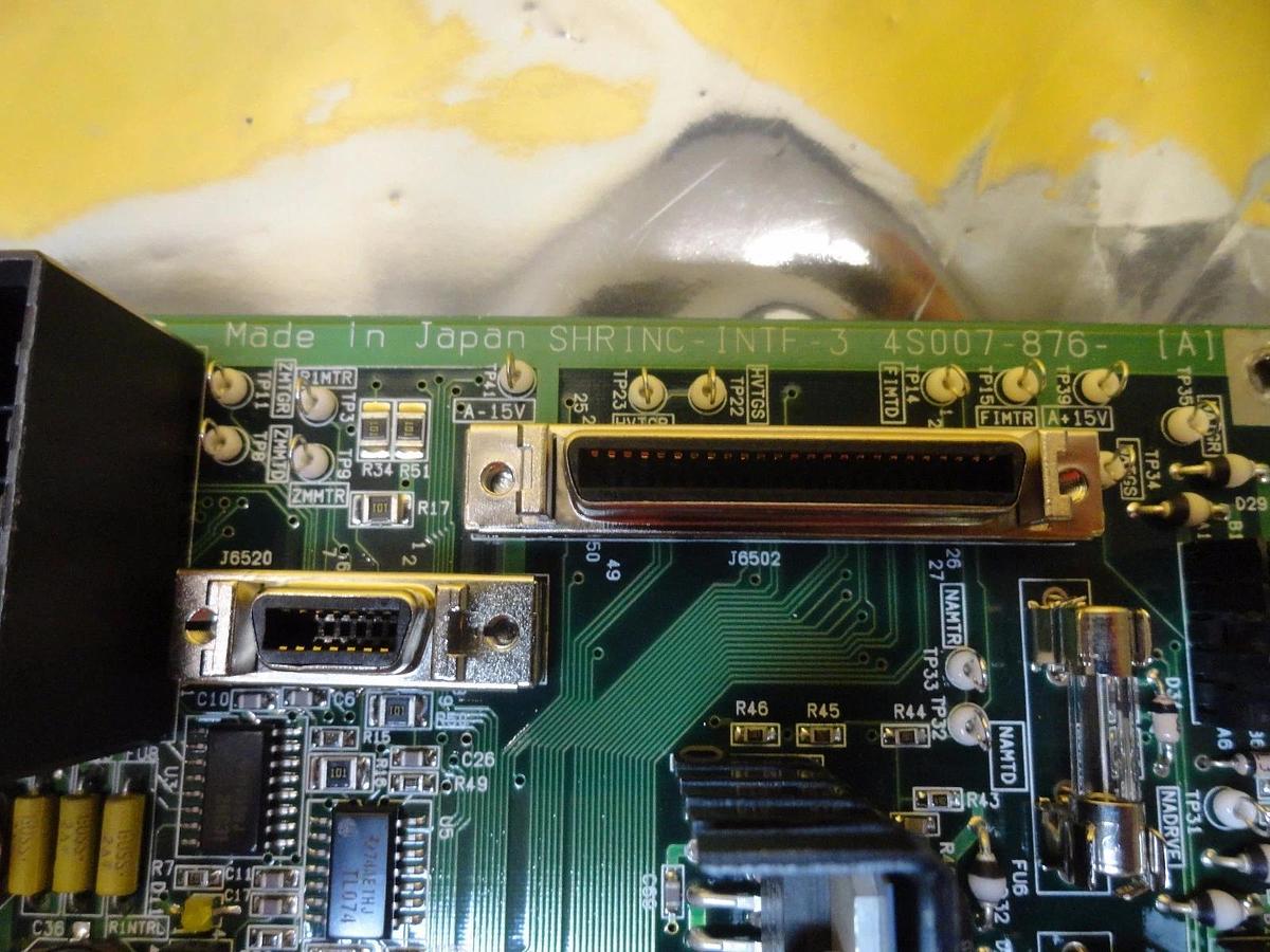 Used Nikon 4S007-876 Interface Control Board PCB SHRINC-INTF-3 NSR-S204B System Used