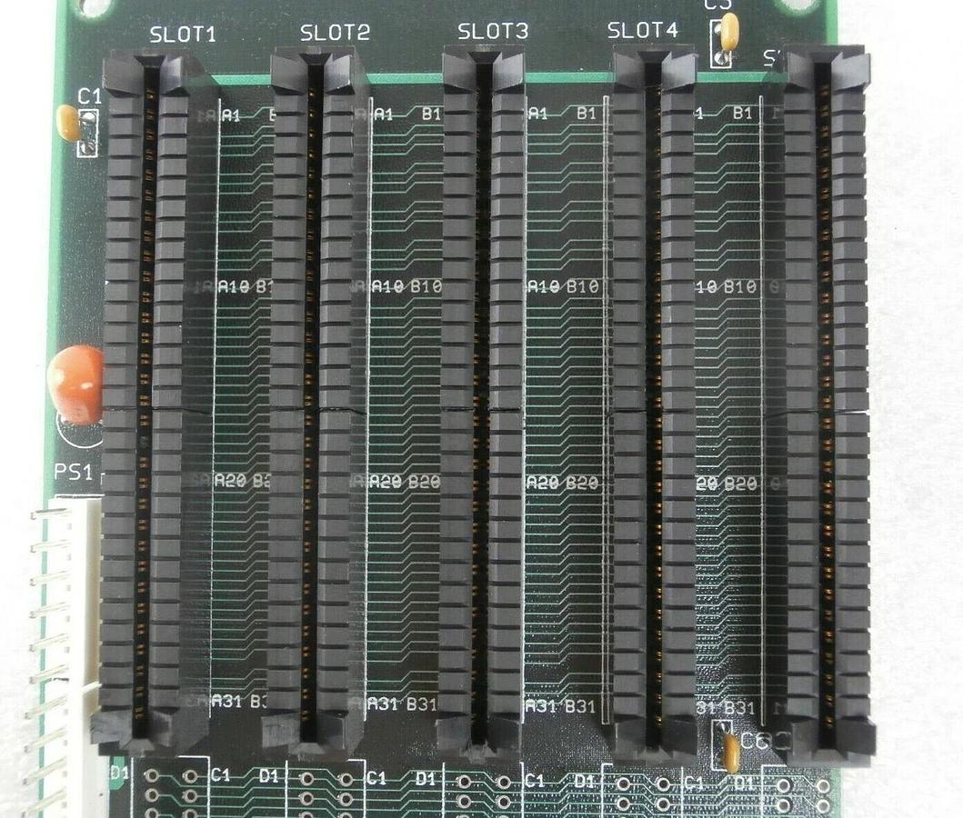 Used Symtron 099660 5-Slot Backplane PCB Tencor Surfscan 7000 KLA-Tencor Working