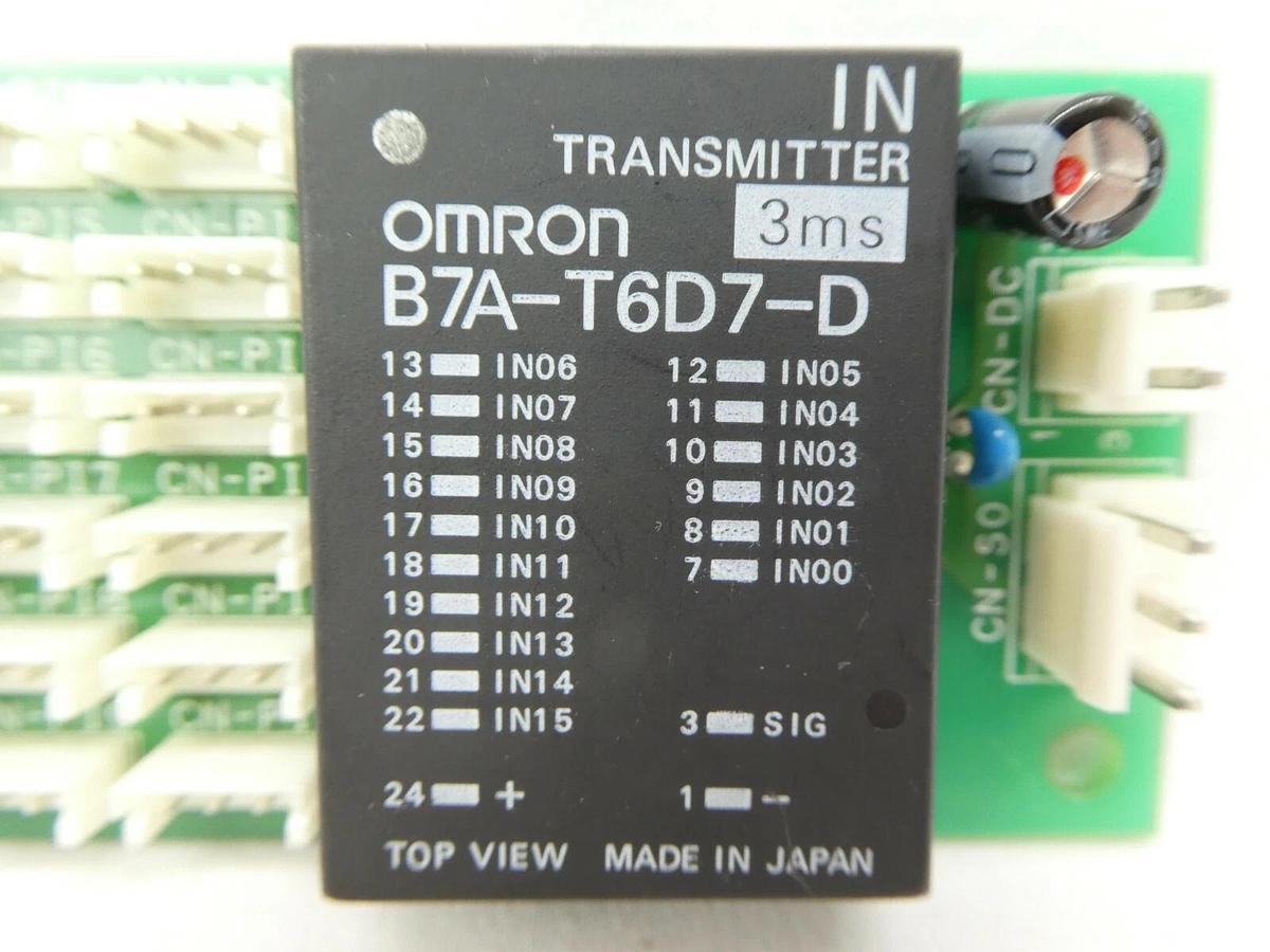 Used Daifuku PST-3635B Transistor I/O Link Board PCB Omron B7A-T6D7-D Working Spare