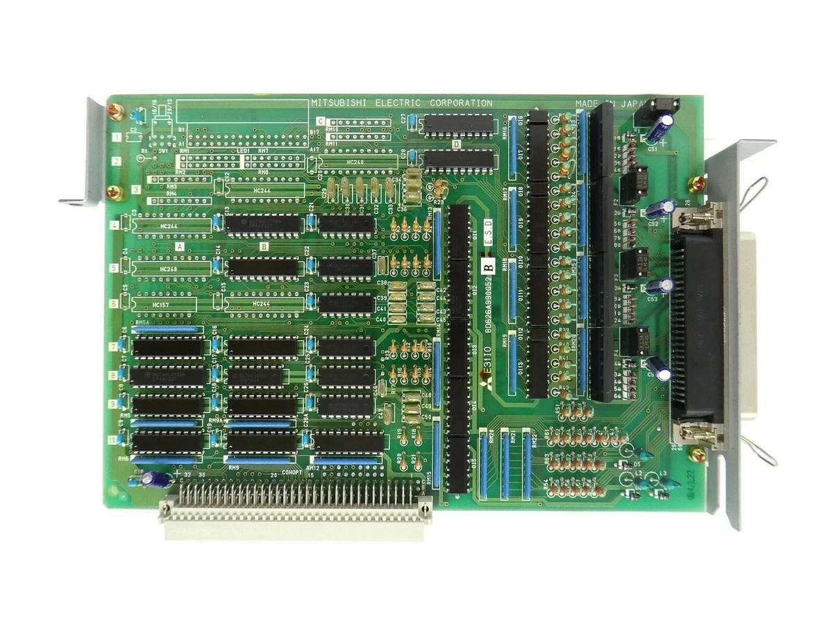 Used Mitsubishi BD626A990G52 I/O PCB Card E31IO Robot Controller CR-E356-S06 Working