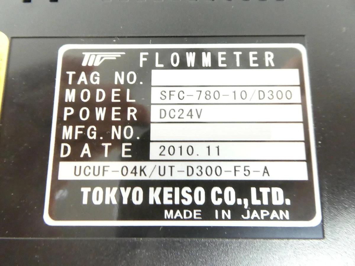 Used Tokyo Keiso SFC-780-10/D300 Flowmeter Reseller Lot of 5 Rudolph F30 Working