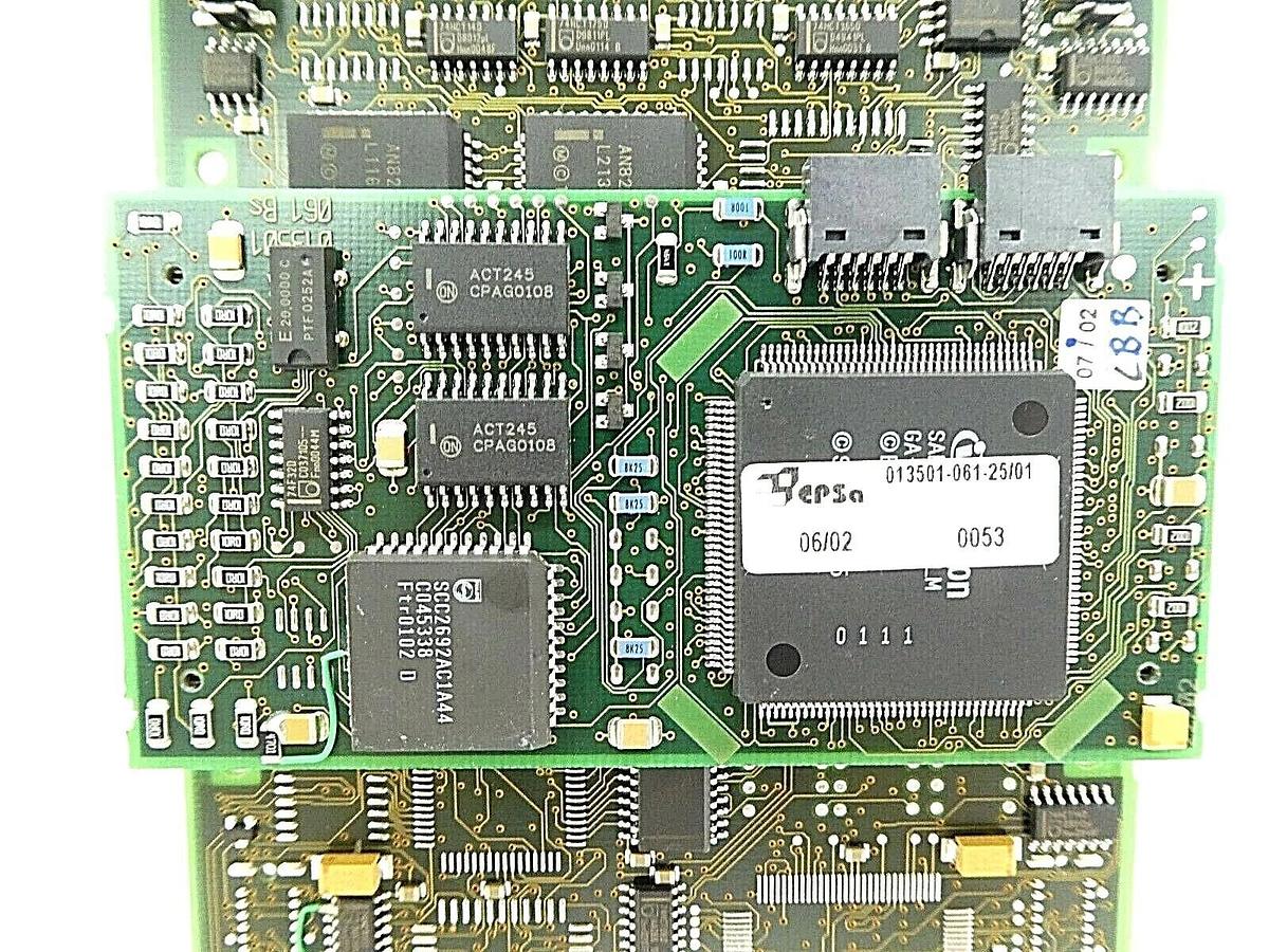Used Brooks Automation 013501-064-25/01 Interface Board PCB 013501-061-25/01 Working