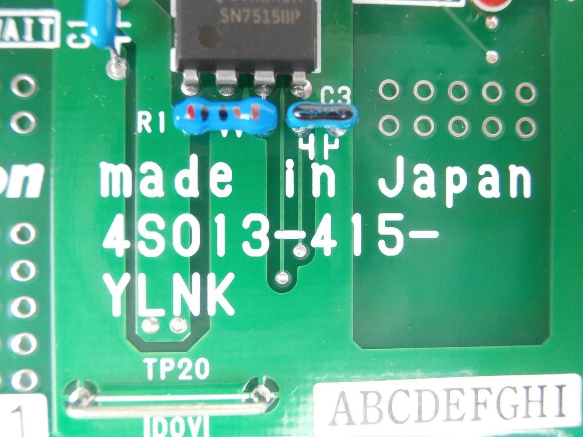 Used Nikon 4S013-415 Interface Connector Board PCB YLNK NSR-S306C Working Surplus