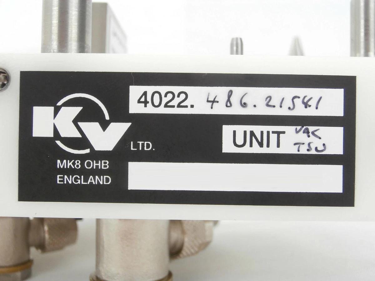 Used KV Automation 4022.486.21541 Vac TSU Manifold Assembly 4022.480.62701 Spare