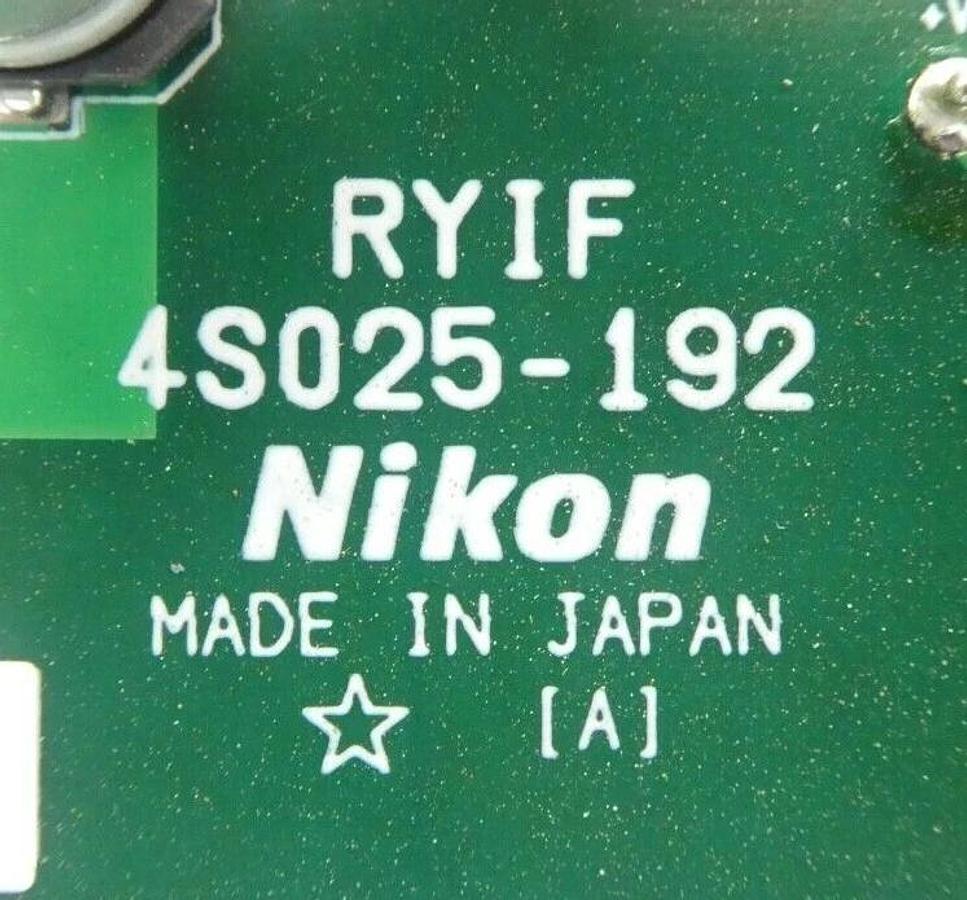 Used Nikon 4S025-192 Interface PCB RYIF NSR Series Working Surplus