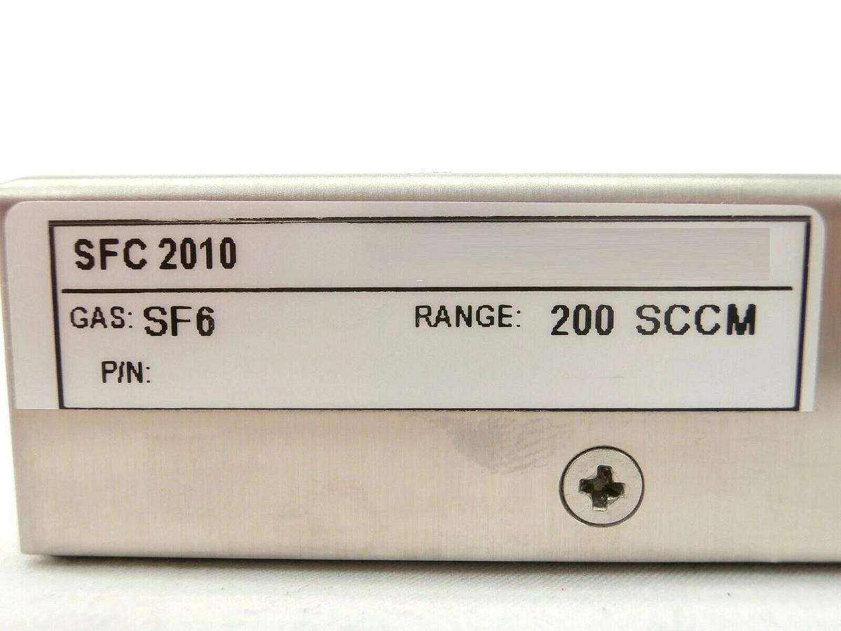 Used Perkin-Elmer SFC 2010 Mass Flow Controller MFC DNA 200 SCCM SF6 Working Spare