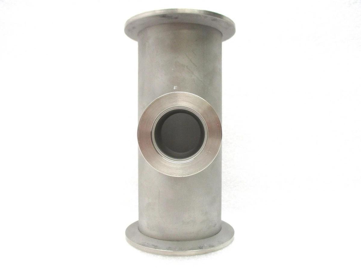 Used Edwards C10517431 Straight Nipple Vacuum Tee Flange NW50 NW25 Working Spare