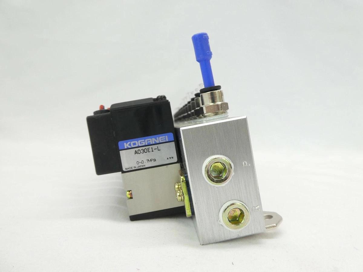 Used Koganei YM216A-21W 16-Port Pneumatic Manifold A030E1-L Working Surplus