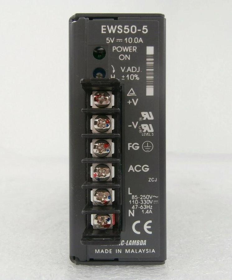 Used Nemic-Lambda EWS50-5 Power Supply Reseller Lot of 2 Nikon NSR-S204B Working