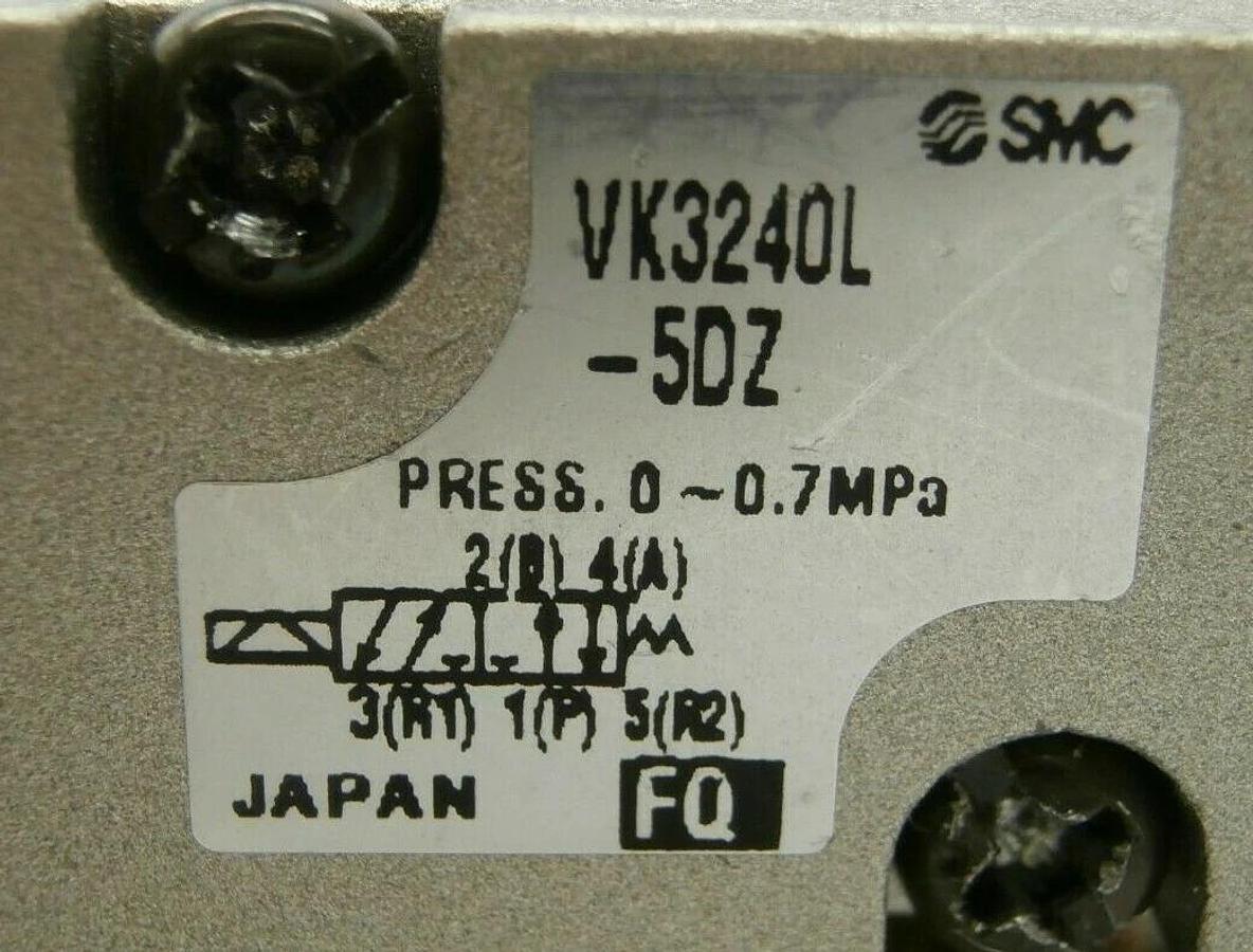 Used VAT 0200X-CA44-1001 Pneumatic Slit Valve Plasma-Therm Clusterlock 7000 Spare