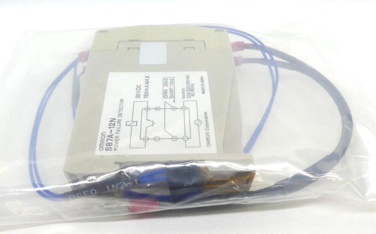 Omron S87A-12N Power Failure Detector TEL Tokyo Electron 3R86-002667-12 New