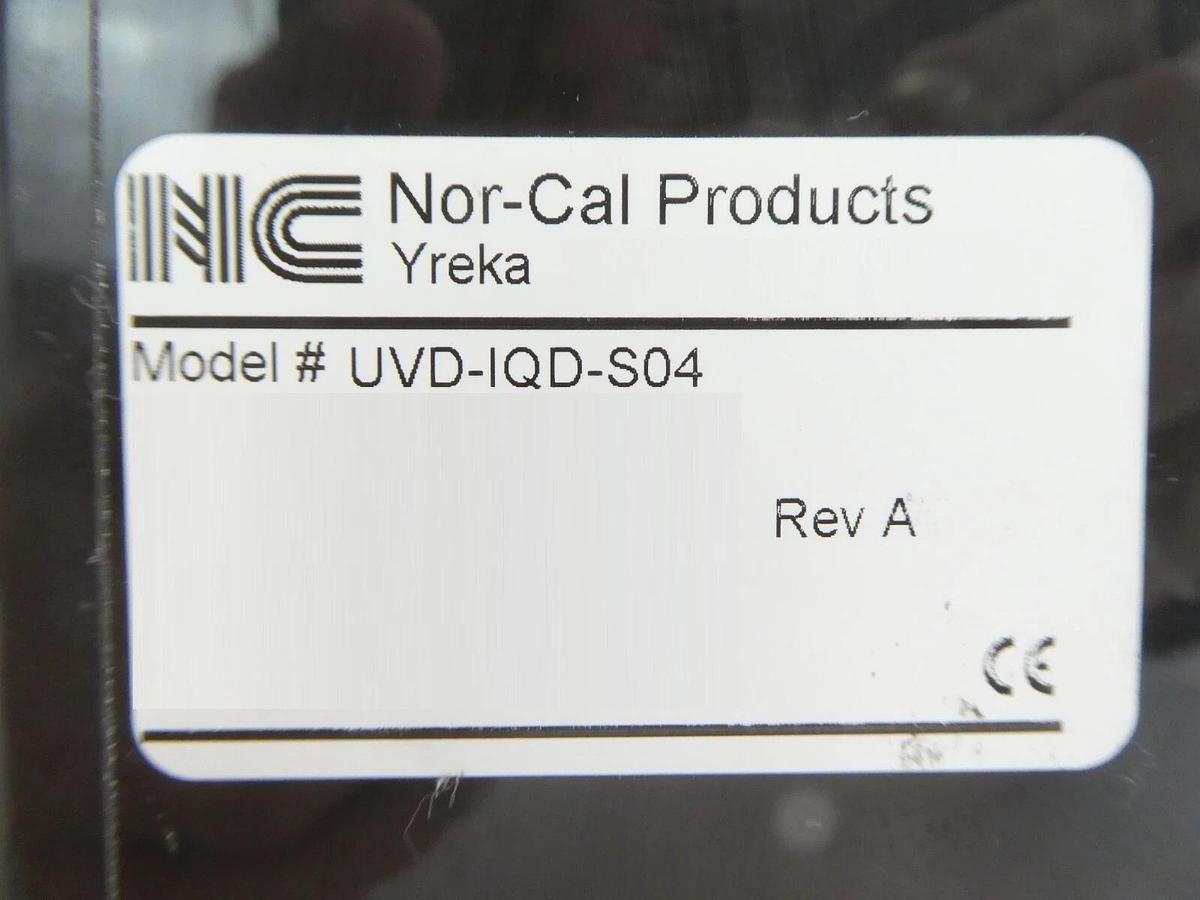 Used Nor-Cal Products UVD-IQD-S04 Throttling Butterfly Valve Motor IQ Series Working