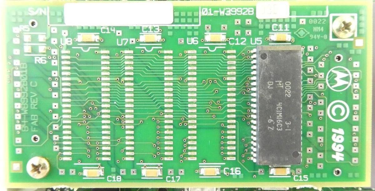 Used Motorola 01-W3960B76A VME PCB Card 33EW5089B Working Surplus