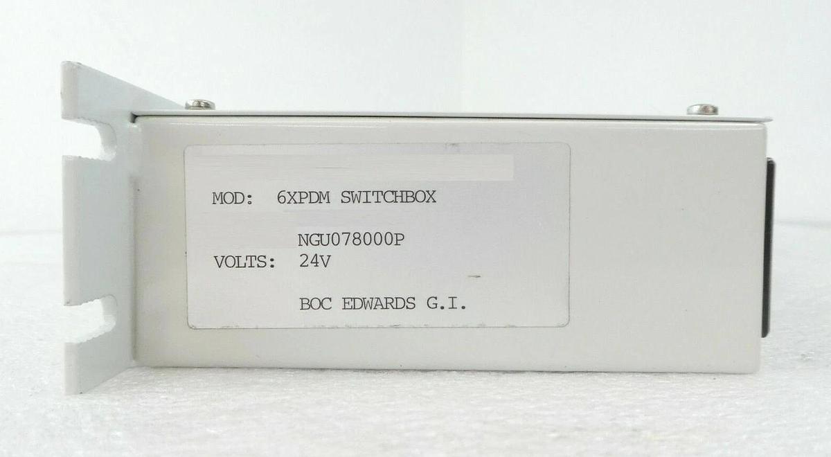 Used Edwards NGU078000P 6-Pump Vacuum Pump Switch Box 6XPDM Reseller Lot of 5 Working