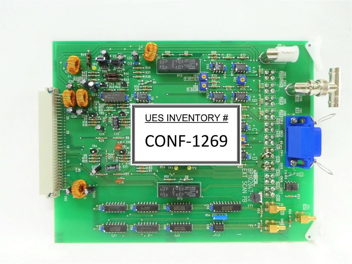 Used JEOL BP102047-00 EXT SCAN PB PCB Card JWS-2000 SEM Wafer Detect Working Spare