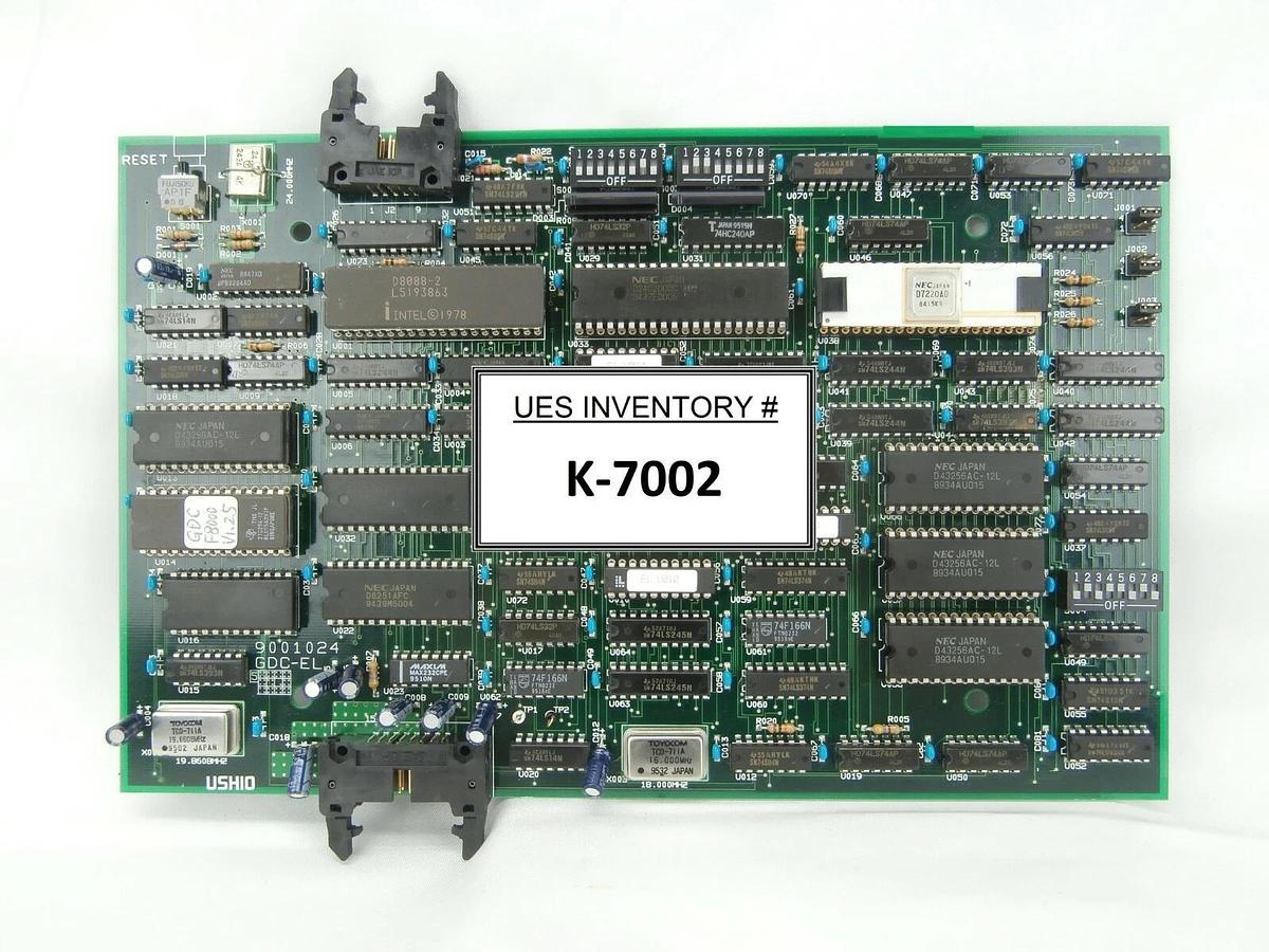 Used Ushio 9001024 Processor Interface PCB GDC-EL SVG 90S DUV Working Spare