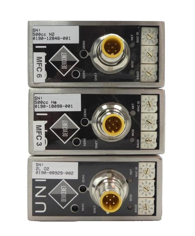 Used UNIT Instruments UFC Mass Flow Controller MFC UFC-3161 UFC-8165 Lot of 15 Spare