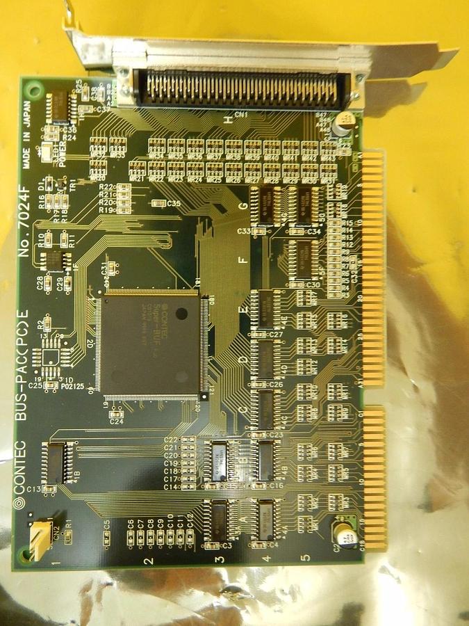 Used Contec BUS-PAC(PC)E ISA Bus Expansion Board PCB Card 7024F Used Working