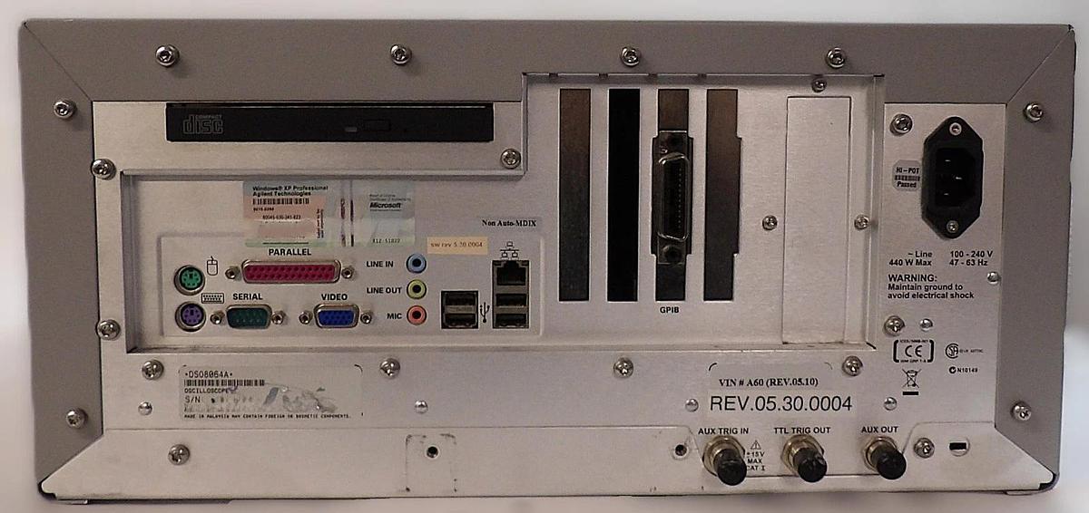 Used Agilent Technologies DSO8064A Infiniium Oscilloscope Fault Missing Parts As-Is