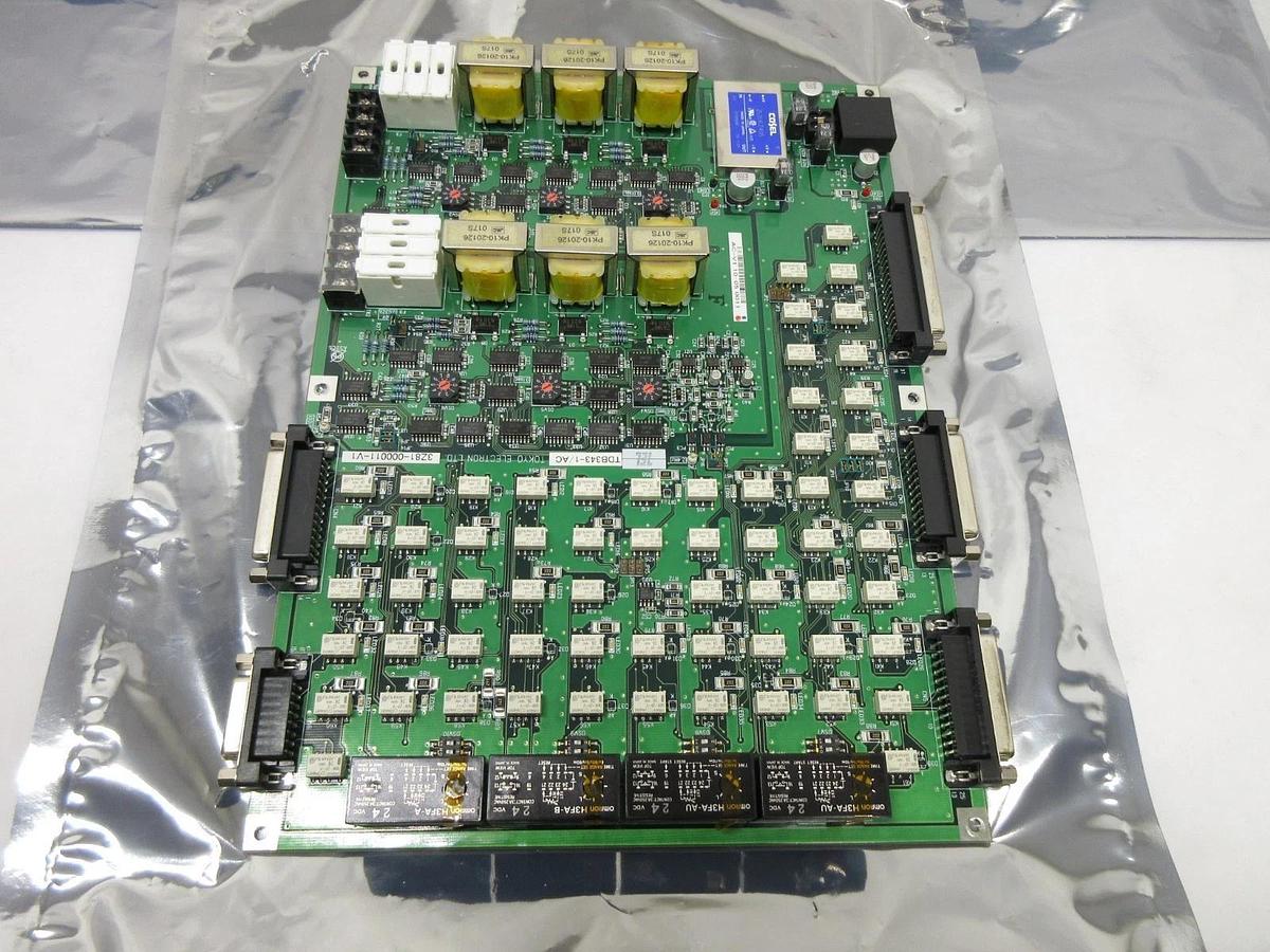 Used TEL Tokyo Electron 3Z81-000011-V1 Interface Board PCB TDB343-1/AC Used