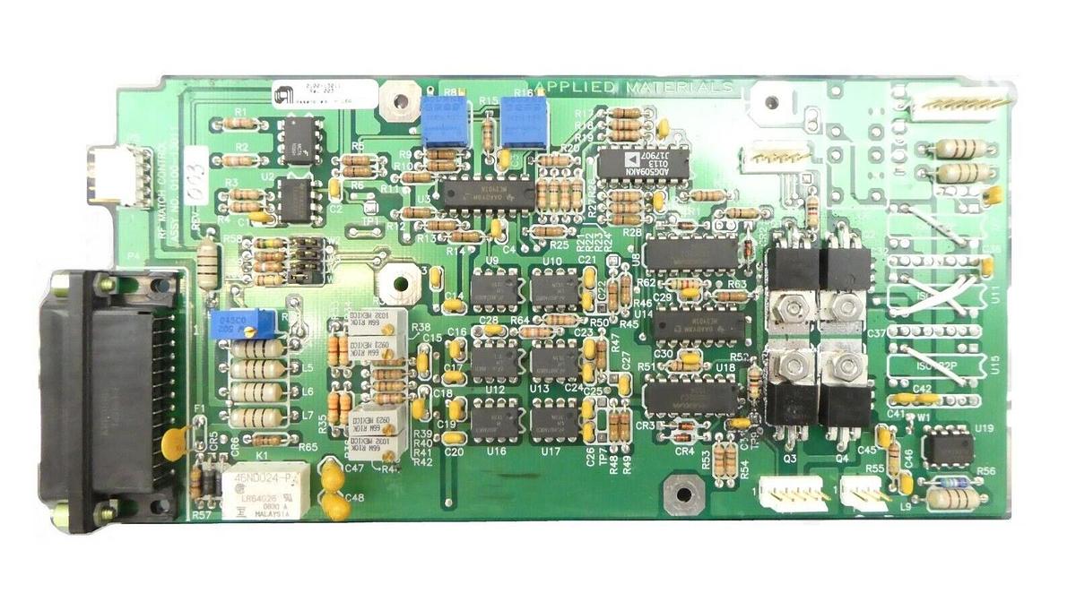 Used AMAT Applied Materials 0100-13011 RF Match Control PCB Working Surplus