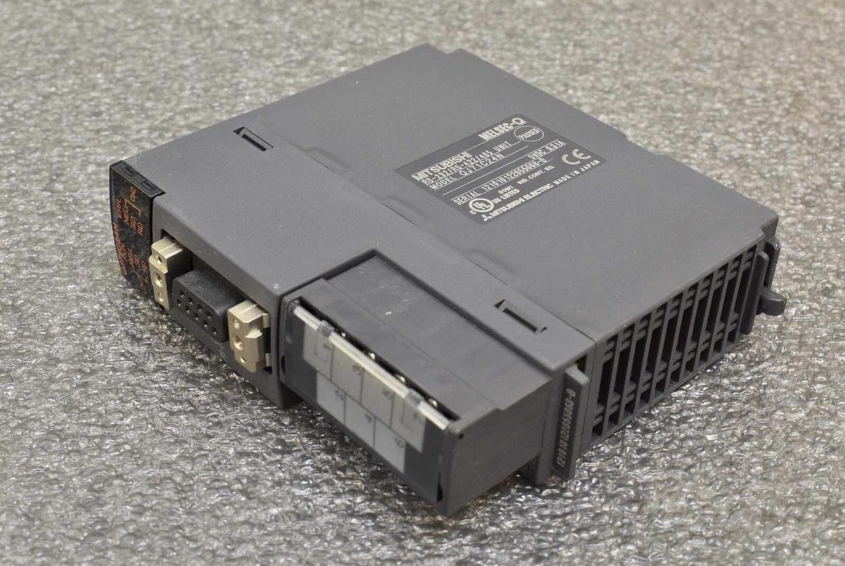 Used Mitsubishi QJ71C24N RS-232 / RS-422 / 485 PLC Module MELSEC-Q Working Surplus