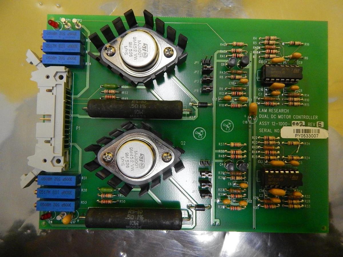 Used Lam Research 12-1000-002 Dual DC Motor Controller Rev. E PCB Card DSS-200 Used