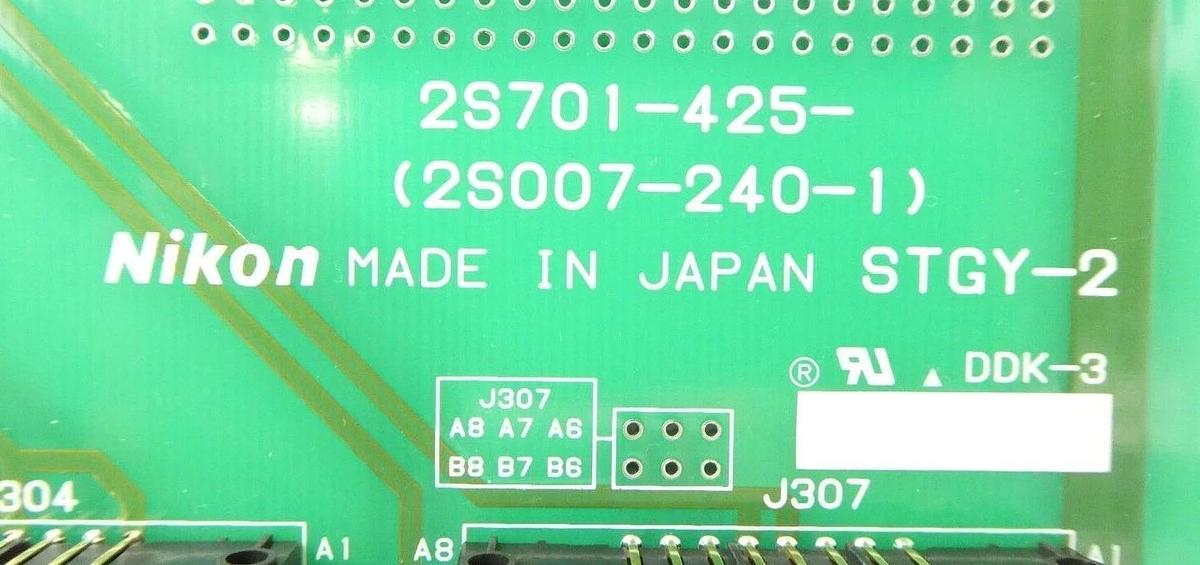 Used Nikon 2S701-425 Interface Connector PCB STGY-2 2S007-240-1 NRM-3100 Working