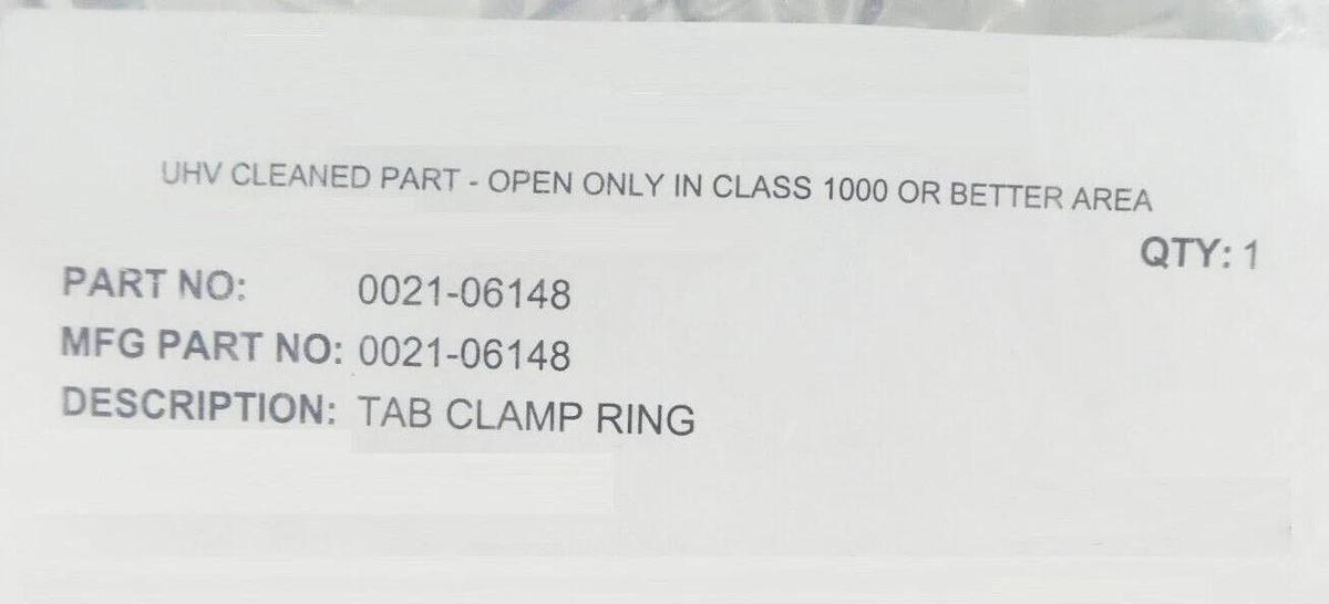 Refurbished AMAT Applied Materials 0021-06148 TAB Clamp Ring Endura 5500 PVD Refurbished