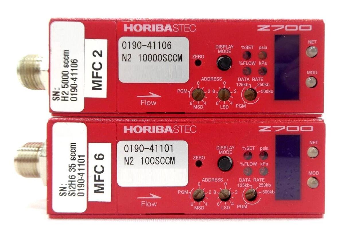 Used Horiba STEC SEC-Z714AGX Mass Flow Controller MFC Z700 Reseller Lot of 12 Working