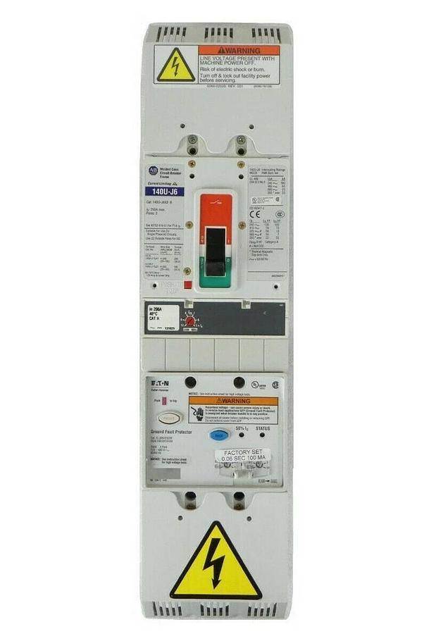 Used AB Allen-Bradley 140U-J6D3-D20 Circuit Breaker 140U-J6 ELJBN3250W AMAT Working