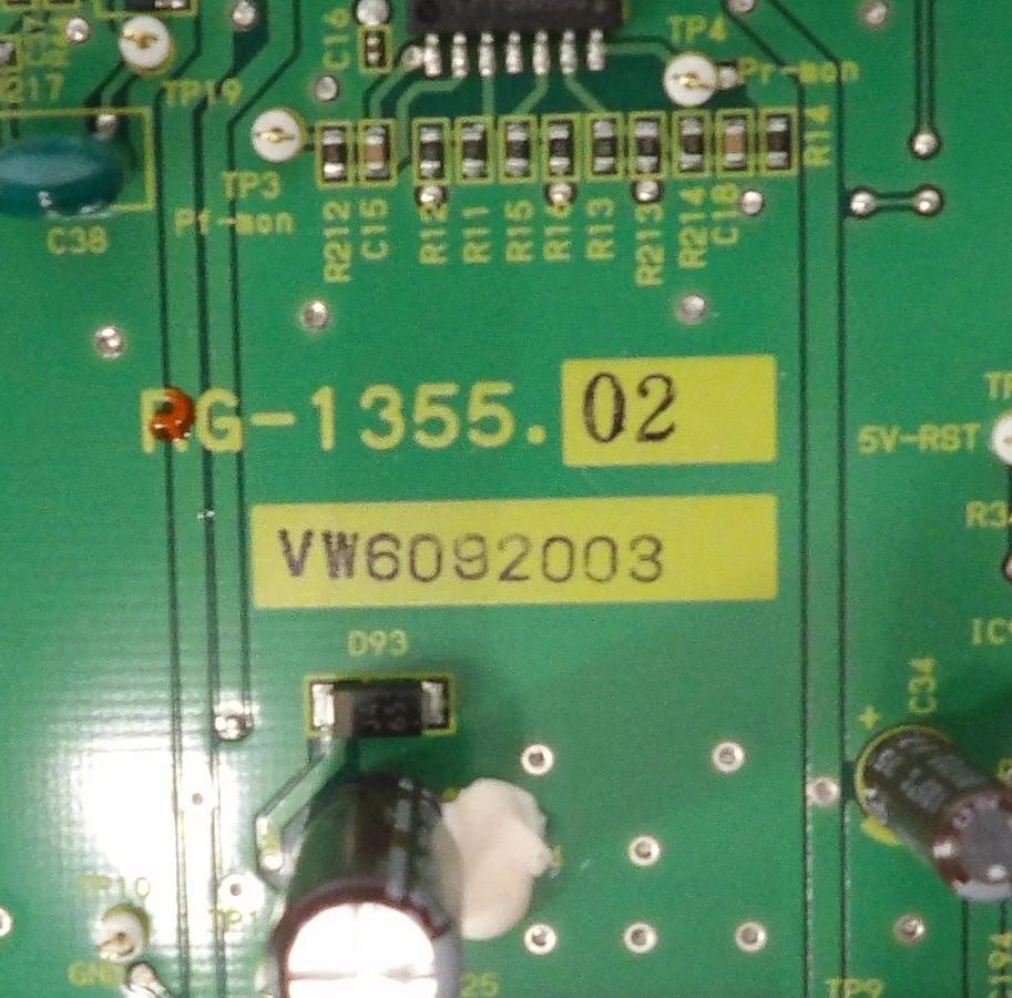 Used Daihen RG-1355.02 RF Generator Interface PCB Working Surplus
