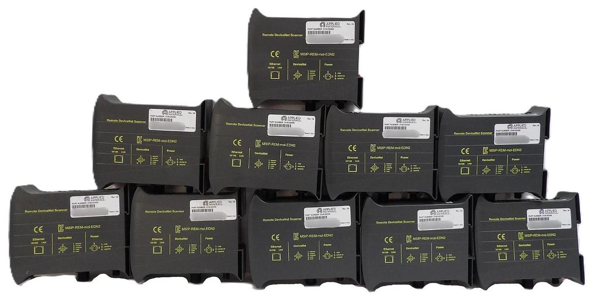 Used Brad MSIP-REM-mol-EDN2 DeviceNet Scanner AMAT 0190-60306 Lot of 10 Spare