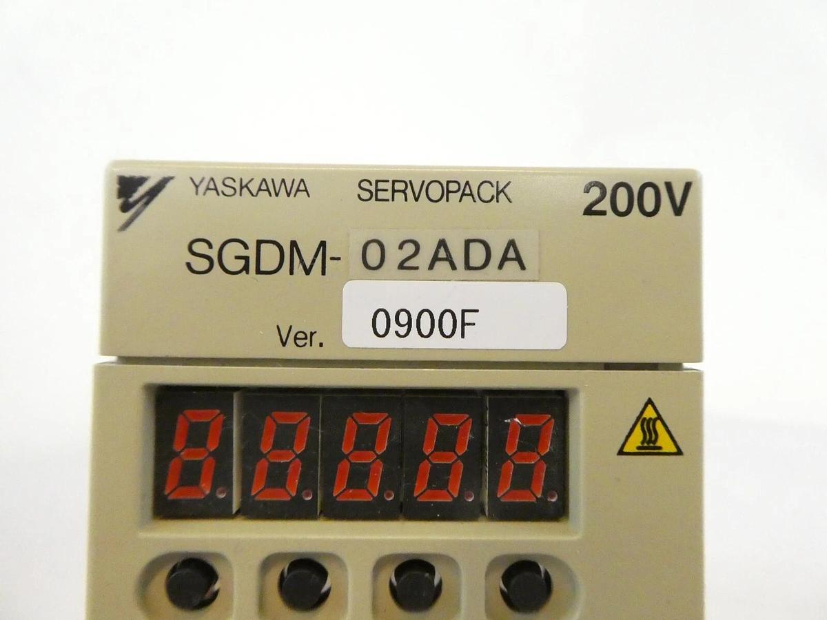 Used Yaskawa Electric SGDM-02ADA 200V Servo Drive SERVOPACK Lot of 4 Working Spare