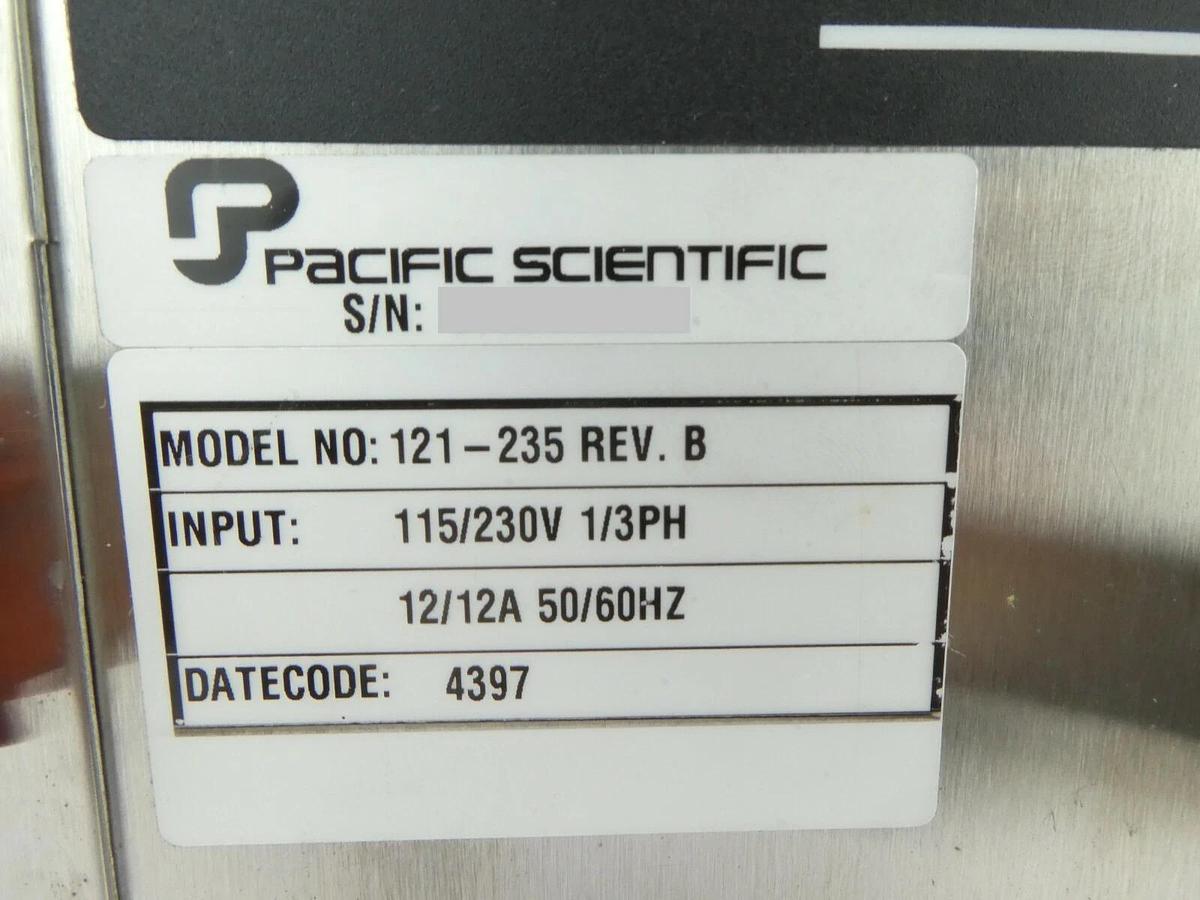 Used Pacific Scientific 121-235 Servo Controller SC750 Working Surplus