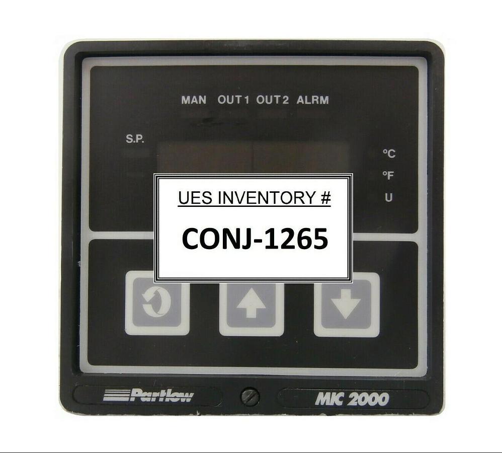 Used Partlow 2123021EA Process Controller MIC 2000 Mattson 934-14007-00 Working Spare