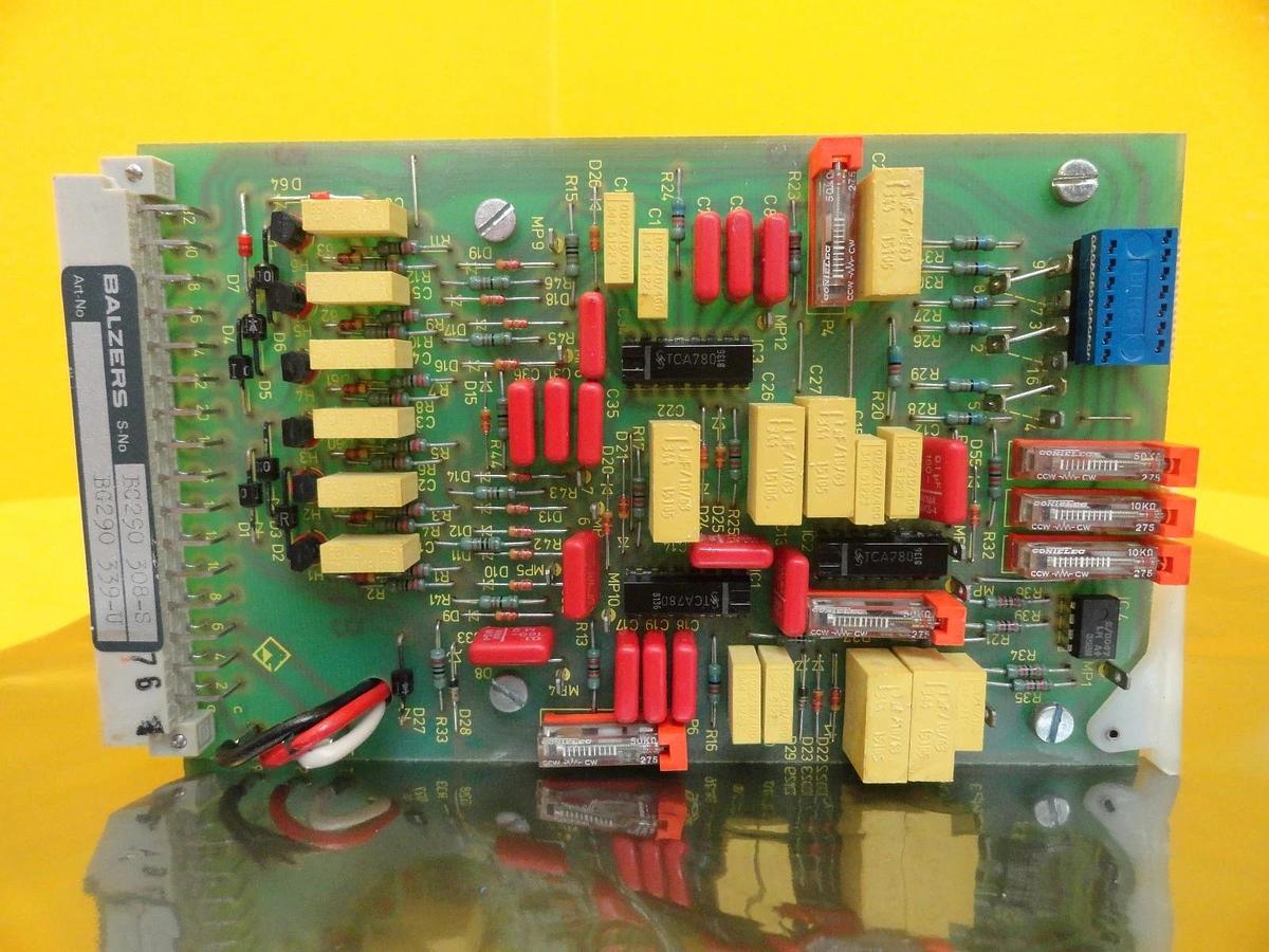 Used Balzers BG 290 339 U Transformer PCB Card BG290 339-U Used Working