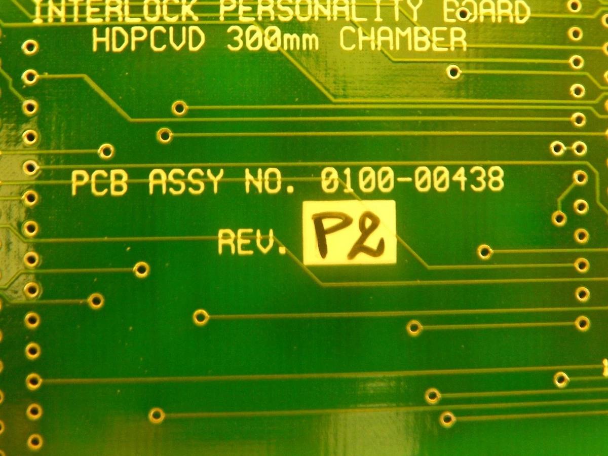 Used AMAT Applied Materials 0100-00438 Interlock Personality Board PCB Used Working