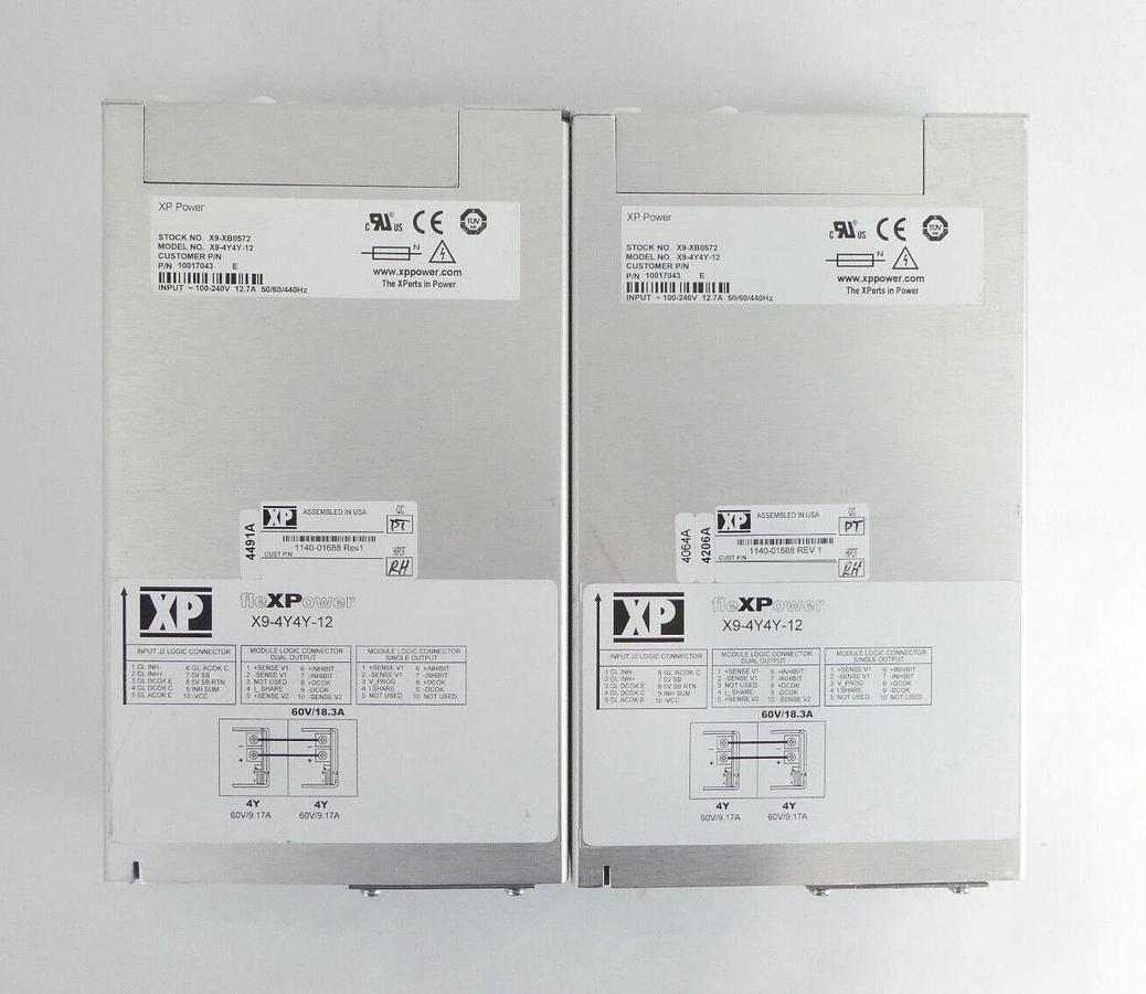 Used XP Power X9-4Y4Y-12 Power Supply Power Supply fleXPower Lot of 4 Working Spare