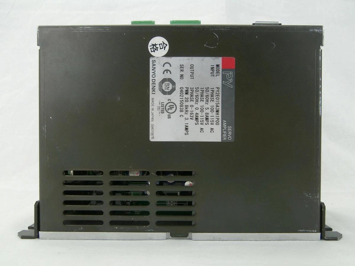 Used Sanyo Denki PY2E015A3MH1P00 Servo Amplifier BL Super PY Used Working